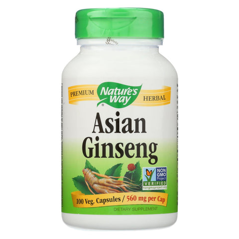 Nature's Way - Korean Ginseng Root - 100 Capsules