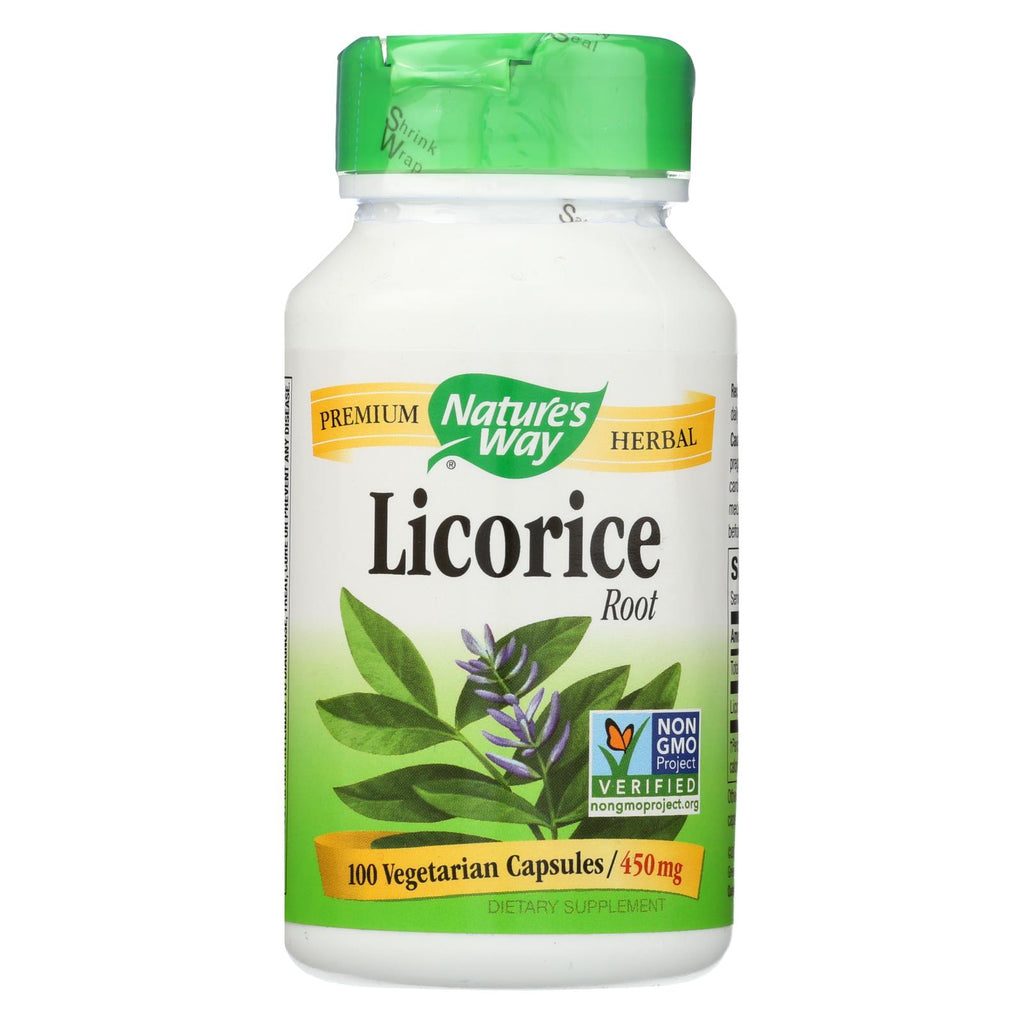 Nature's Way - Licorice Root - 100 Capsules