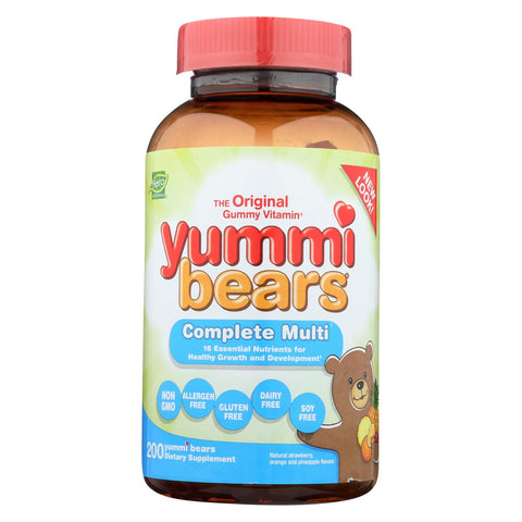 Hero Nutritionals Yummi Bears Gummy Vitamins For Children - 200 Gummies