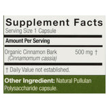 Genceutic Naturals Organic Cinnamon - 500 Mg - 60 Capsules