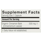 Genceutic Naturals Organic Cinnamon - 500 Mg - 60 Capsules