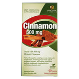 Genceutic Naturals Organic Cinnamon - 500 Mg - 60 Capsules