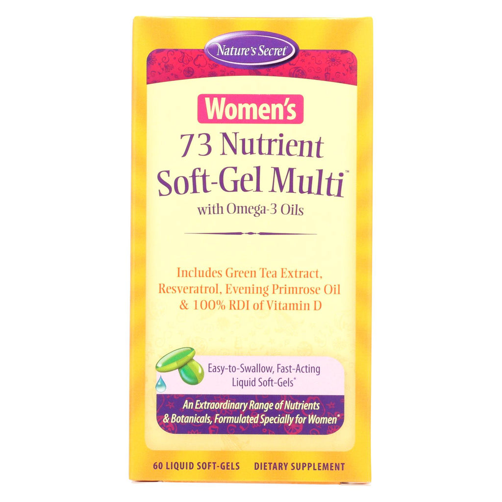 Nature's Secret Women's 73 Nutrient Soft-gel Multi - 60 Softgels