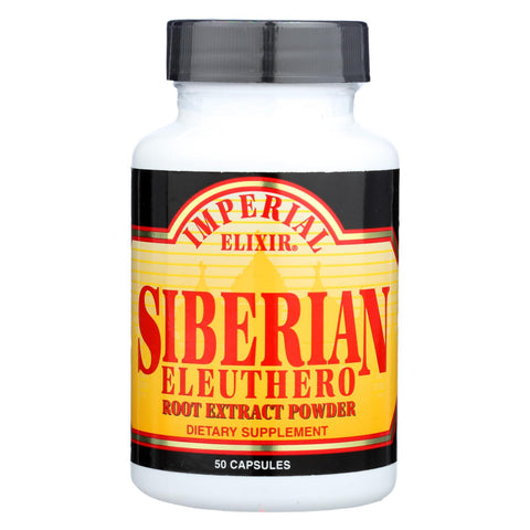 Imperial Elixir Ginseng - Siberian Eleuthero - 2500 Mg - 50 Capsules