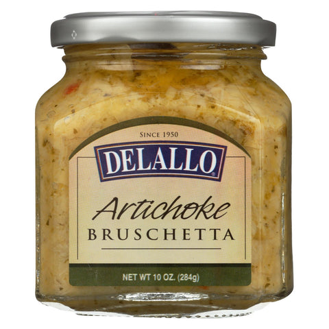 Delallo - Artichoke Bruschetta - Case Of 6 - 10 Oz.