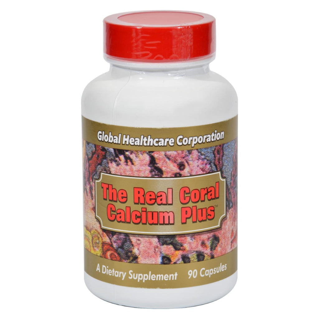 Global Healthcare The Real Coral Calcium Plus - 90 Capsules