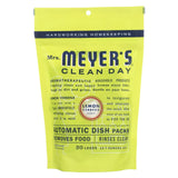 Mrs. Meyer's Clean Day - Automatic Dishwasher Packs - Lemon Verbena - Case Of 6 - 12.7 Oz