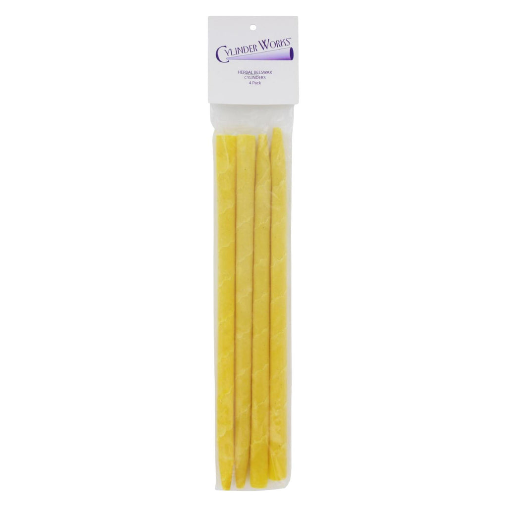 Cylinder Works - Herbal Beeswax Ear Candles - 4 Pack