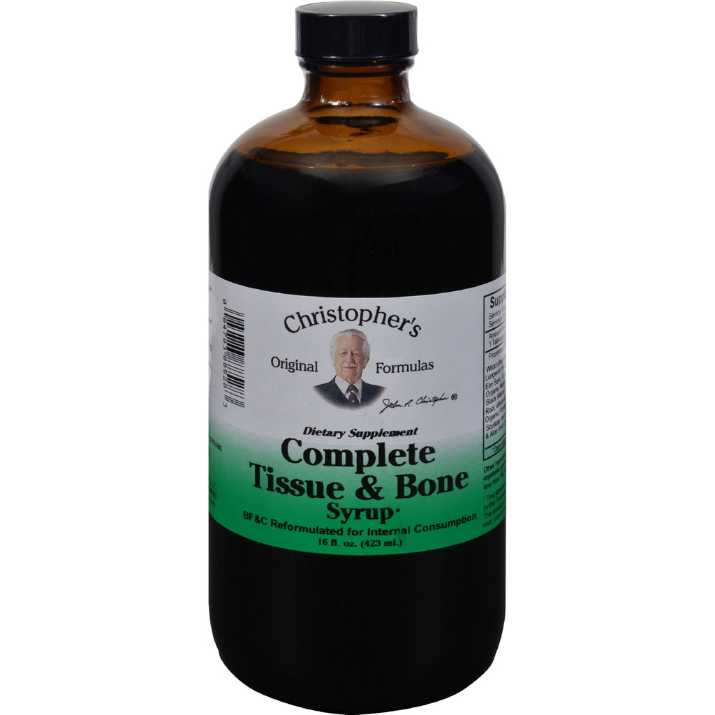 Dr. Christopher's Formulas Complete Tissue And Bone Syrup - 16 Oz