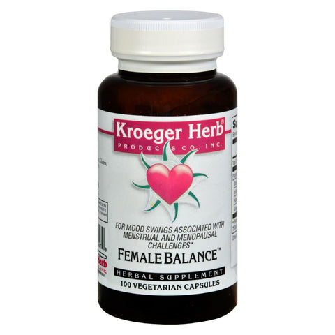 Kroeger Herb Female Balance - 100 Capsules