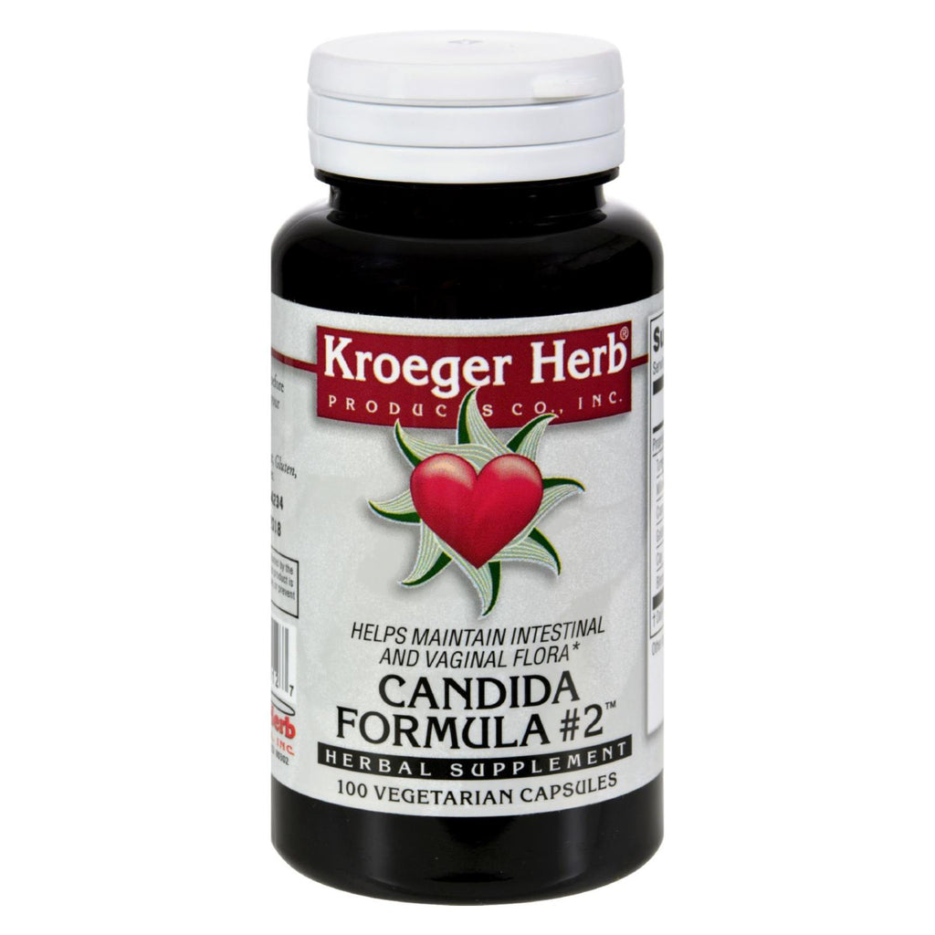 Kroeger Herb Candida Formula No.2 - 100 Capsules