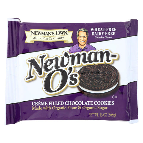 Newman's Own Organics Creme Filled Cookies - Vanilla - Case Of 6 - 13 Oz.