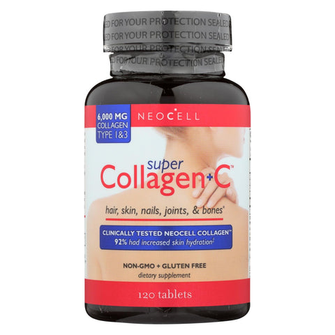 Neocell Super Collagen Plus C Type 1 And 3 - 6000 Mg - 120 Tablets