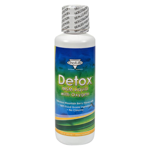 Oxylife Detox Msm Liquid With Oxygen - 16 Fl Oz