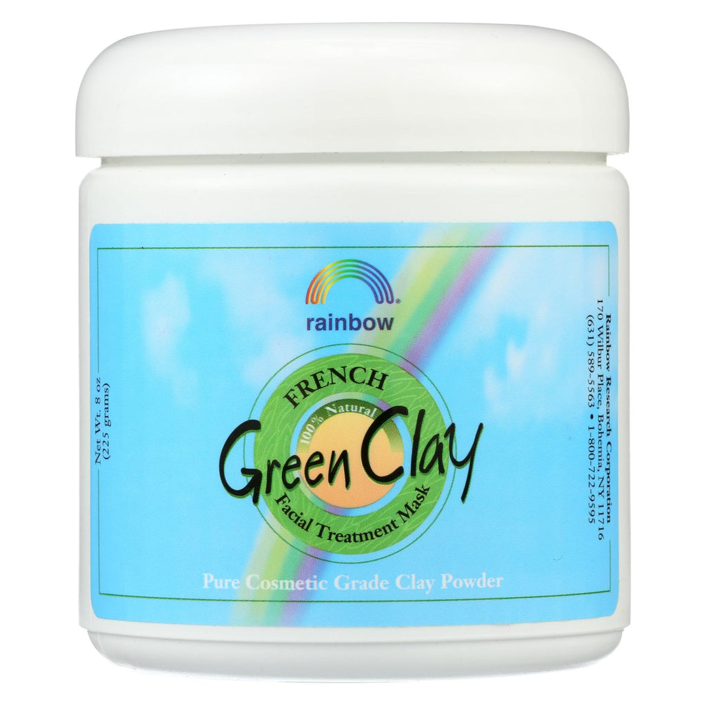 Rainbow Research French Green Clay Facial Treatment Mask - 8 Oz