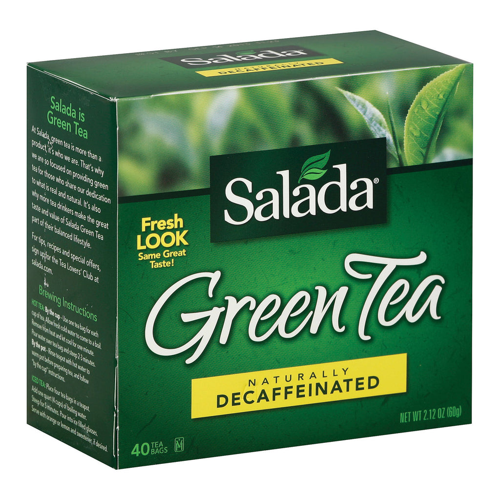 Salada Tea Green Tea - Decaffeinated Serenity - Case Of 6 - 40 Count