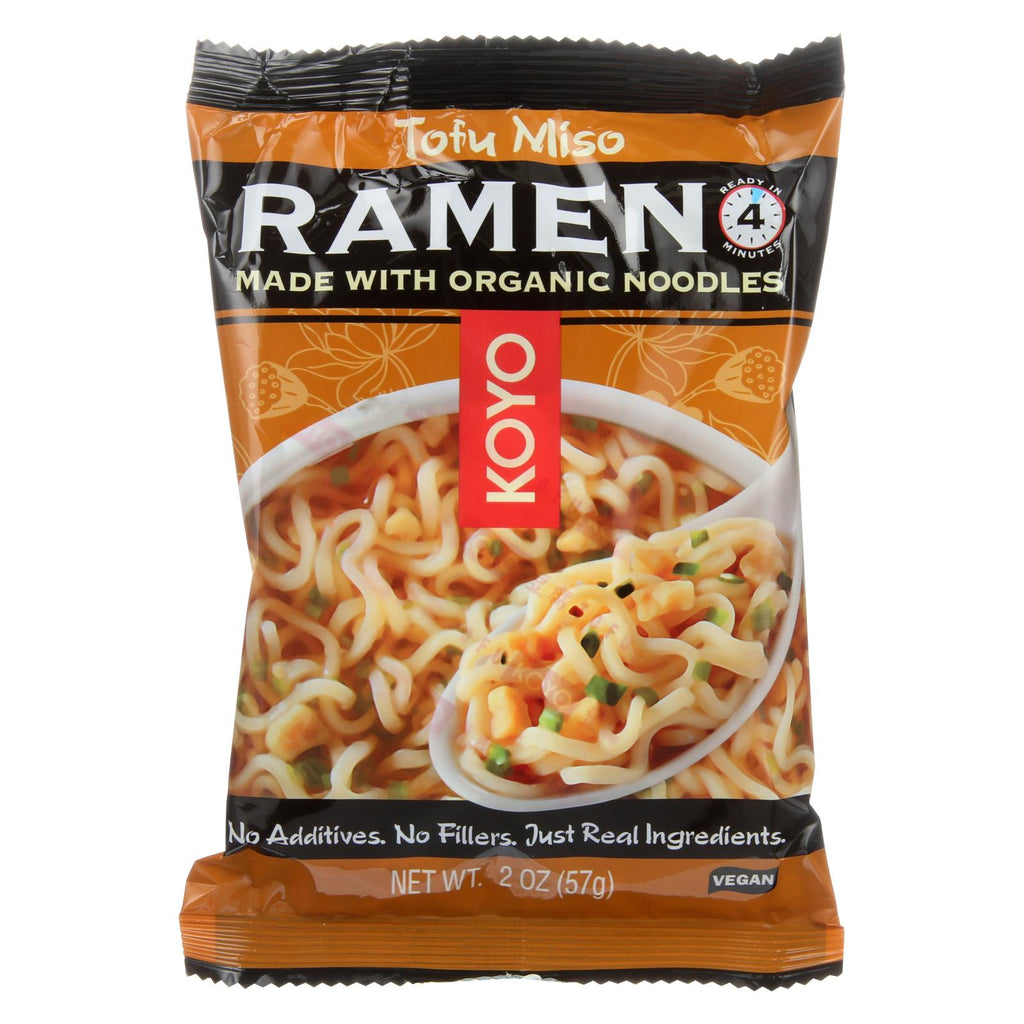 Koyo Ramen - Tofu Miso - Case Of 12 - 2 Oz.