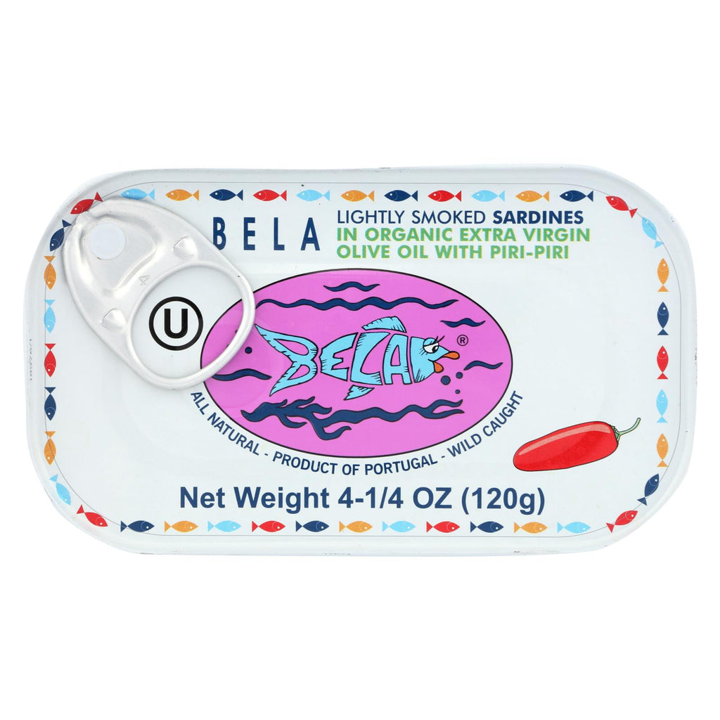 Bela-olhao Sardines In Cayenne Pepper Sauce - 4.25 Oz - Case Of 12