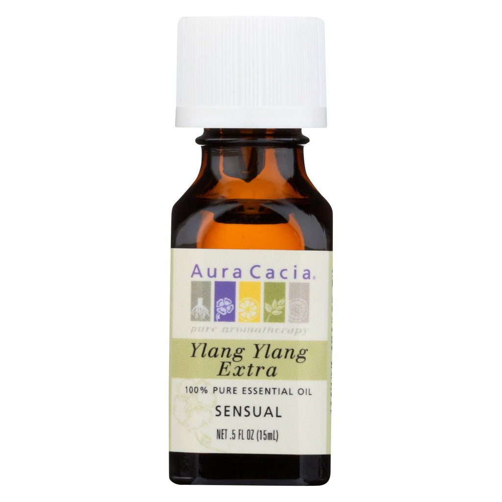 Aura Cacia - Pure Essential Oil Ylang Ylang Extra - 0.5 Fl Oz