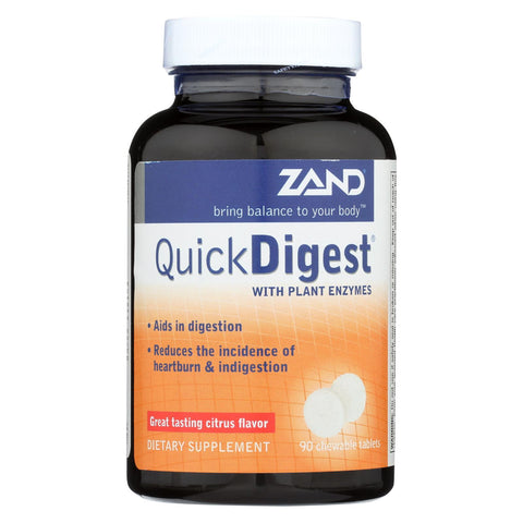 Zand Quick Digest Citrus - 90 Chewables