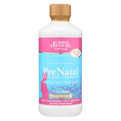 Buried Treasure - Prenatal Plus Dha Complete - 16 Fl Oz