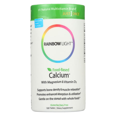 Rainbow Light Food-based Calcium - 180 Tablets