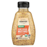 Woodstock Organic Mustard - Stoneground - Case Of 12 - 8 Oz.