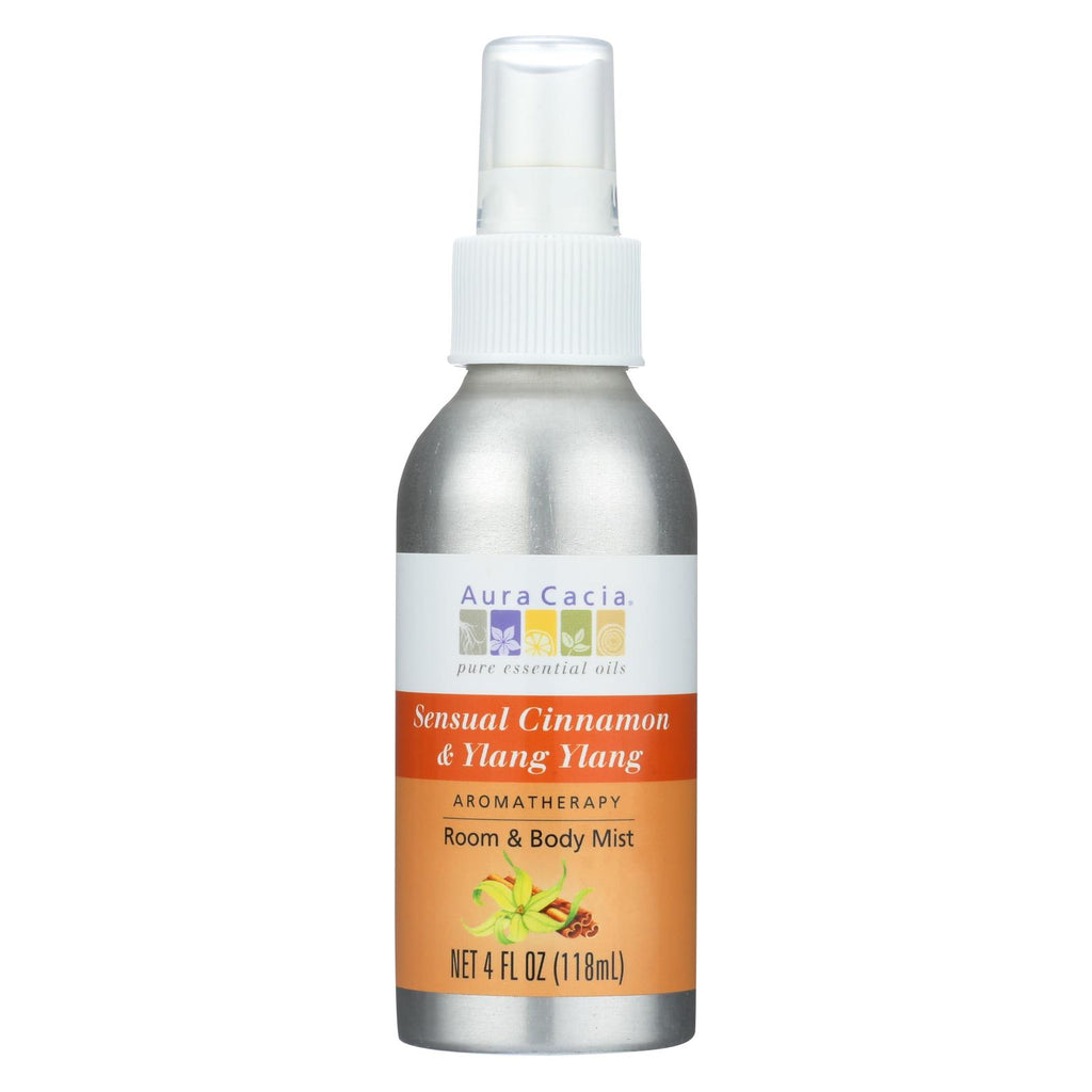 Aura Cacia - Aromatherapy Mist Cinnamon Ylang Ylang - 4 Fl Oz