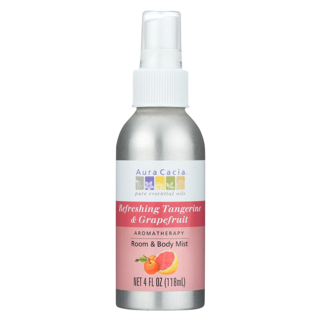 Aura Cacia - Aromatherapy Mist Tangerine Grapefruit - 4 Fl Oz