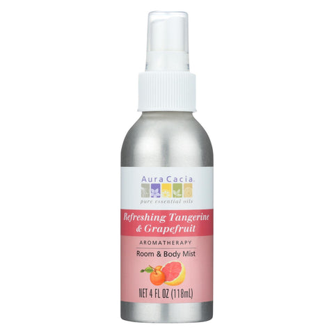 Aura Cacia - Aromatherapy Mist Tangerine Grapefruit - 4 Fl Oz