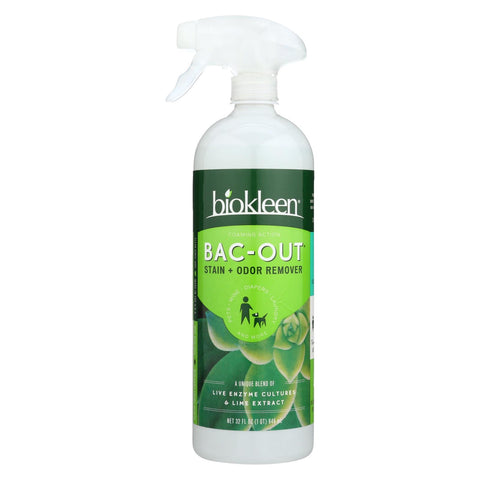 Biokleen Bac-out Stain And Odor Remover With Foaming Sprayer - 32 Fl Oz