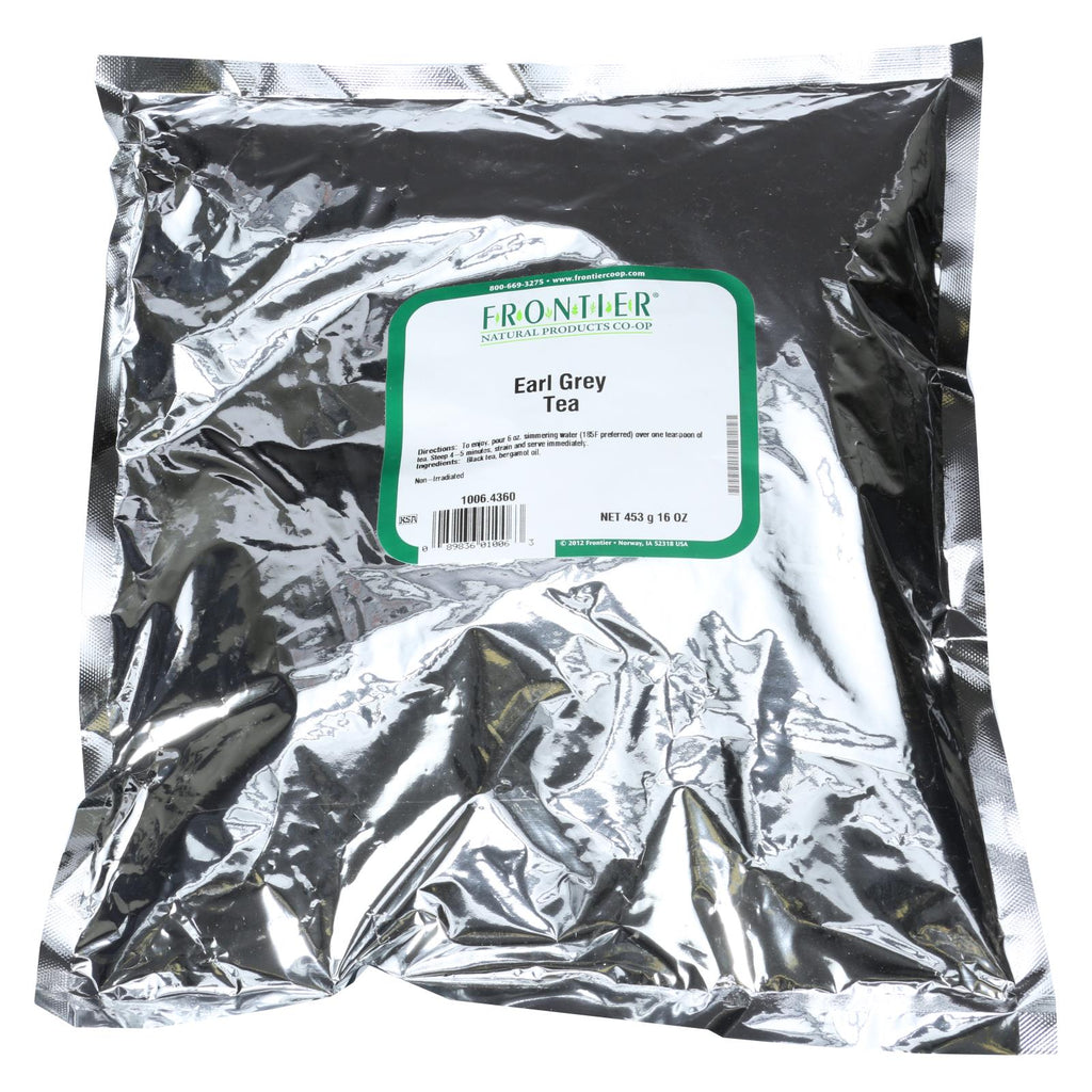 Frontier Herb Tea - Black - Early Grey - Bulk - 1 Lb