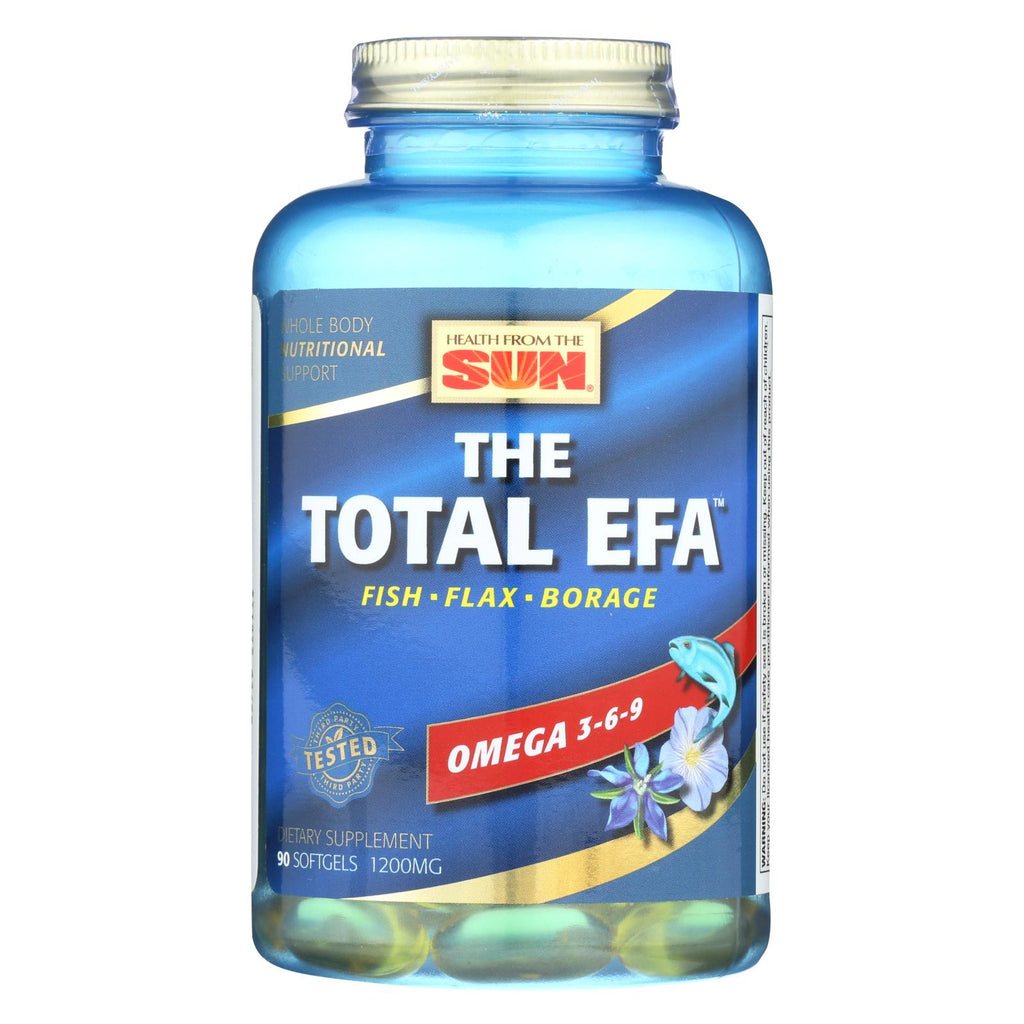 Health From The Sun The Total Efa Fish Oil - 1200 Mg - 90 Softgels