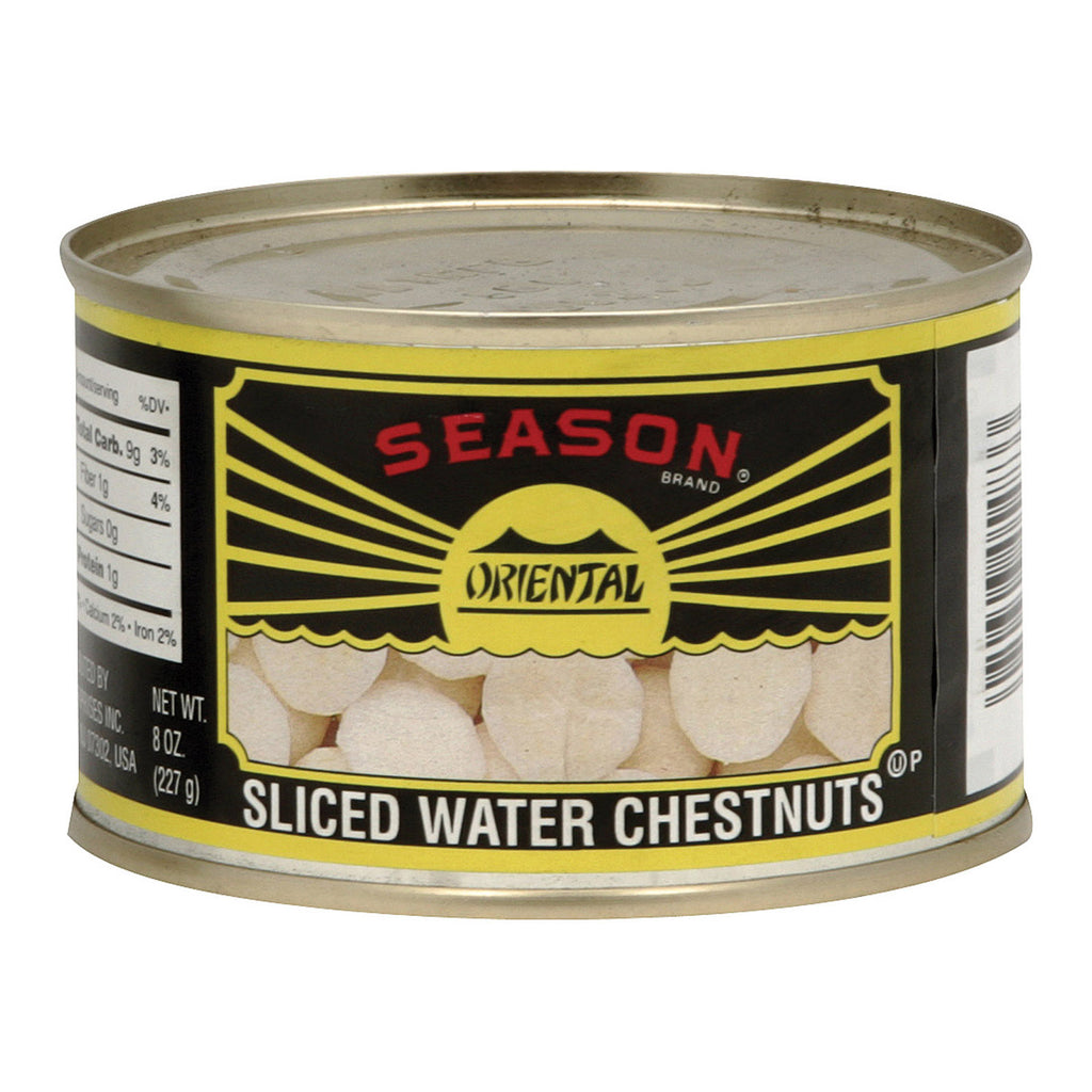 Asian Harvest Sliced Water - Chestnuts - Case Of 12 - 8 Oz.