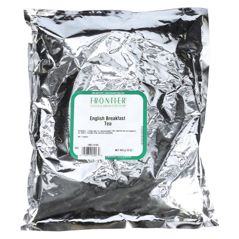 Frontier Herb Tea - Black - English Breakfast - Traditional Blend - Bulk - 1 Lb