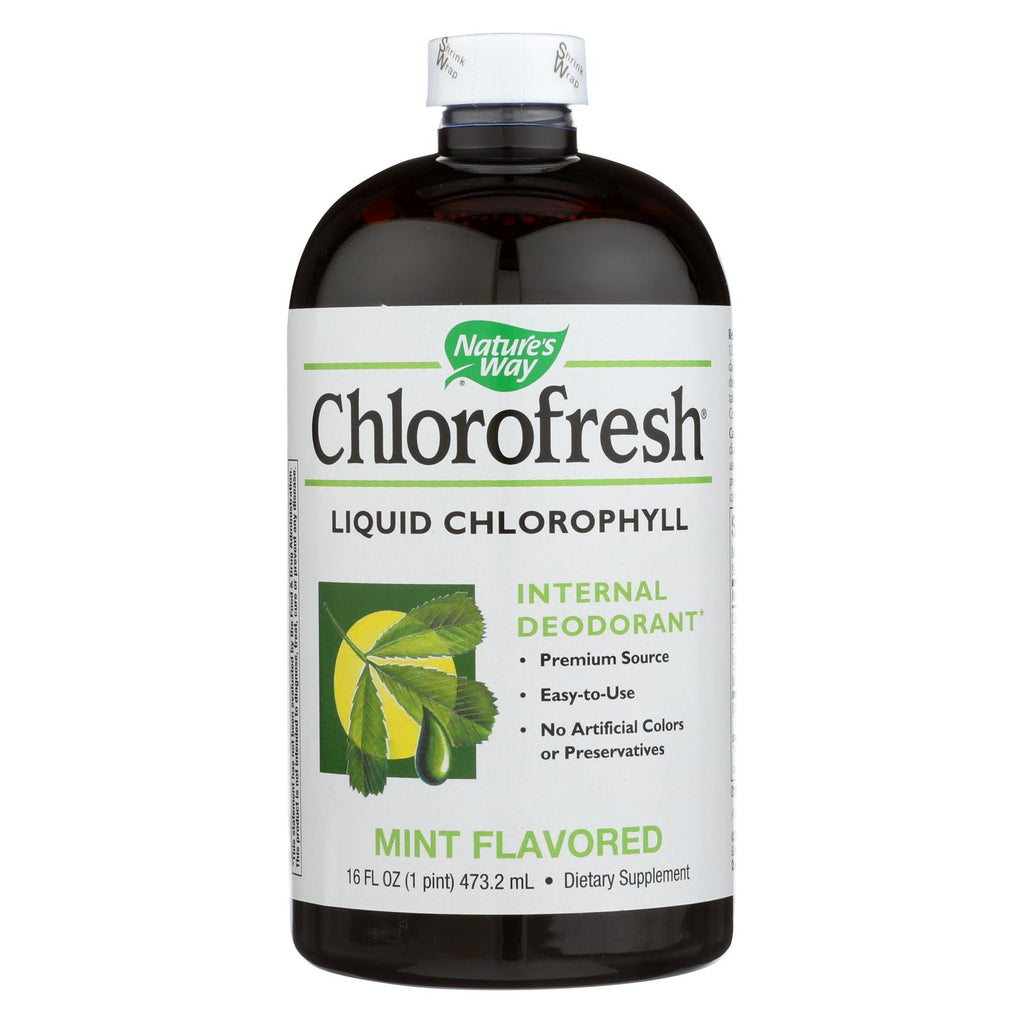 Nature's Way - Chlorofresh Liquid Chlorophyll Natural Mint - 16 Fl Oz