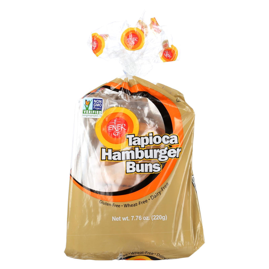 Ener-g Foods - Hamburger Buns - Tapioca - 7.76 Oz - Case Of 6