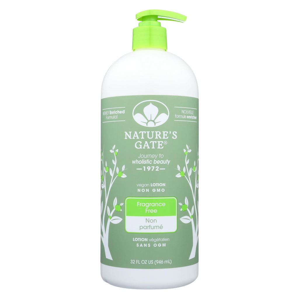 Nature's Gate Moisturizing Lotion Fragrance Free - 32 Fl Oz