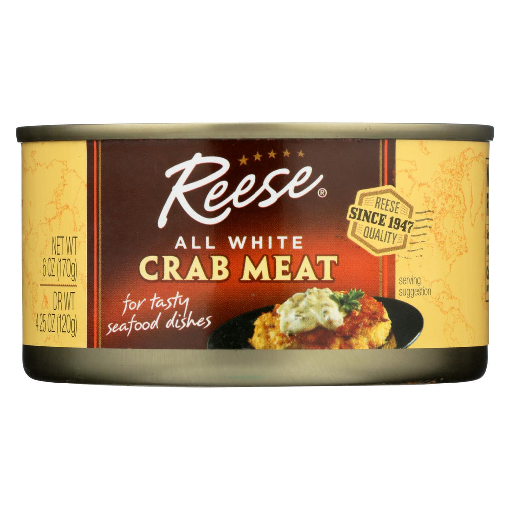 Reese Crabmeat - All White - Case Of 12 - 6 Oz