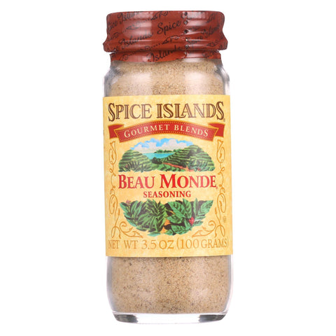 Spice Island Seasoning - Is Beau Monde - Case Of 3 - 3.5 Oz