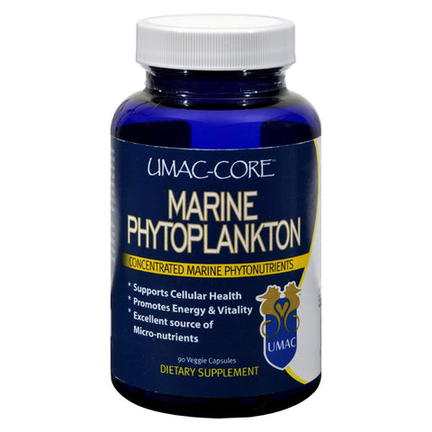 Umac Core Marine Phytoplankton - 500 Mg - 90 Vegetarian Capsules