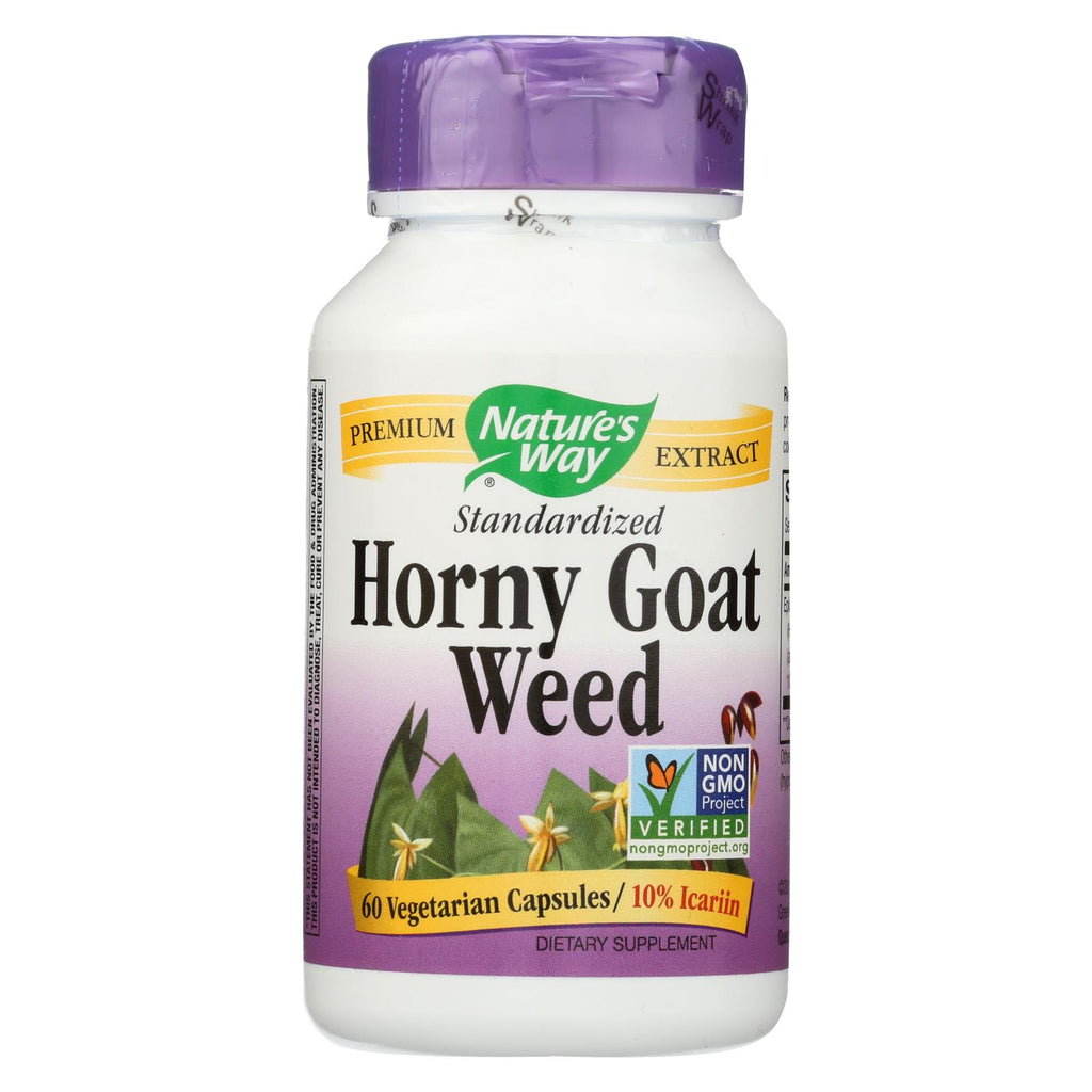 Nature's Way - Horny Goat Weed Standardized - 60 Capsules