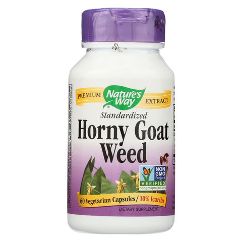 Nature's Way - Horny Goat Weed Standardized - 60 Capsules