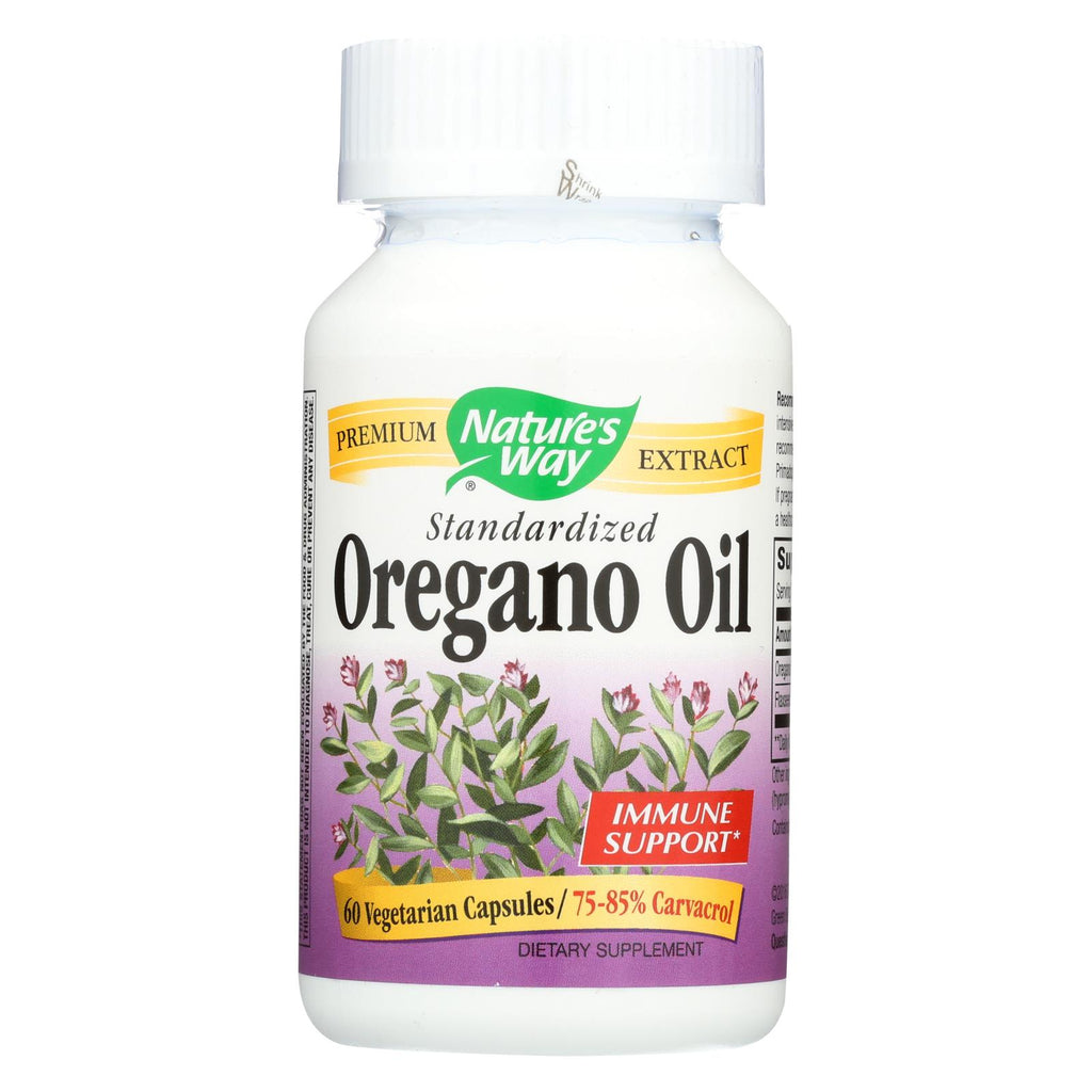 Nature's Way - Oregano Oil Standardized - 60 Vegetarian Capsules