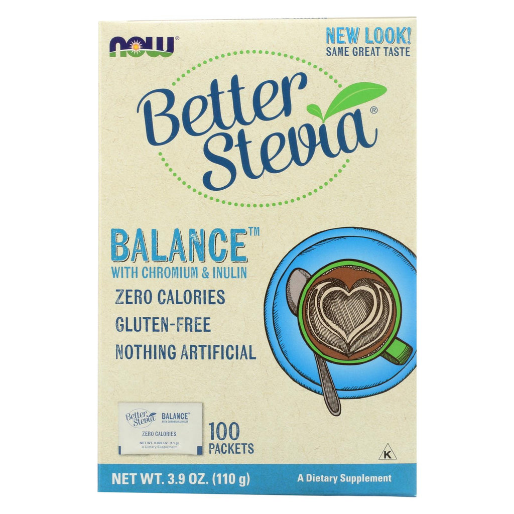 Now Foods Stevia Plus - 100 Count