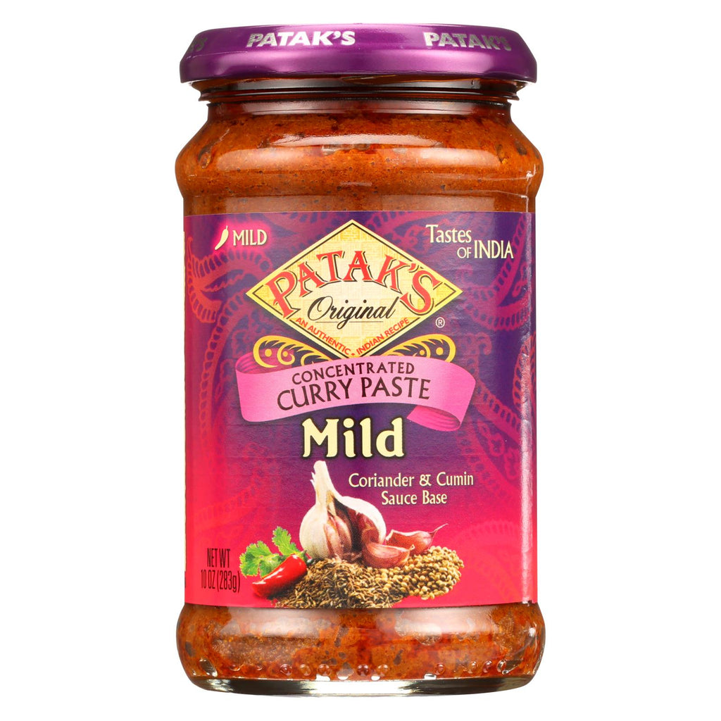 Pataks Spice Paste - Mild Curry - Mild - 10 Oz - Case Of 6