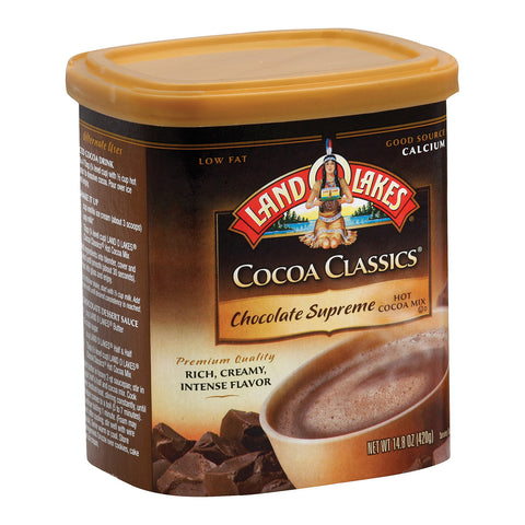 Land O Lakes Cocoa Classics - Supreme Hot - Case Of 6 - 14.8 Oz.