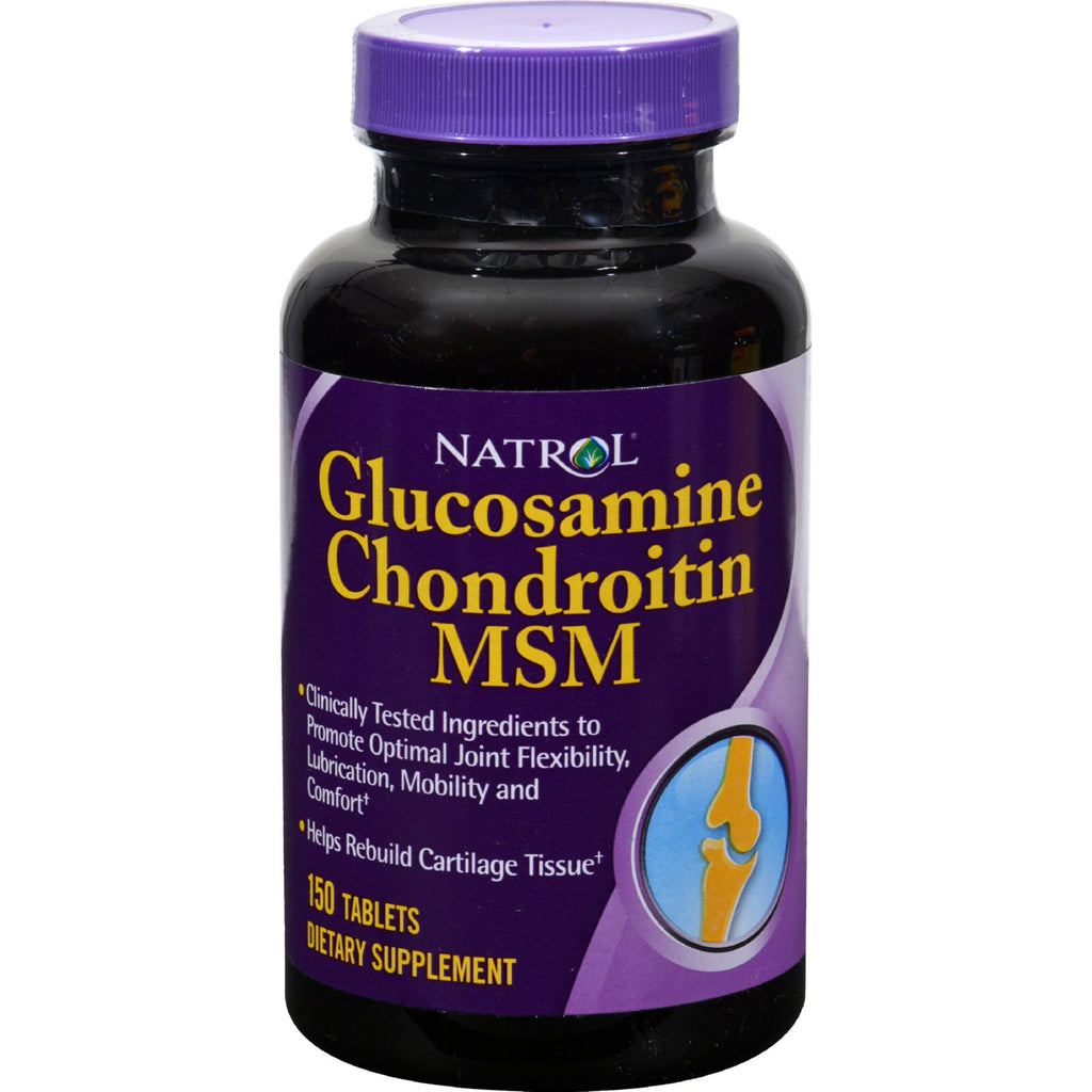 Natrol Glucosamine Chondroitin And Msm - 150 Tablets