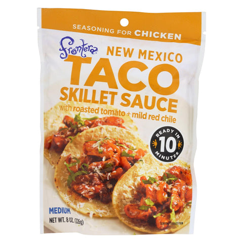 Frontera Foods New Mexico Taco Skillet Sauce - New Mexico - Case Of 6 - 8 Oz.