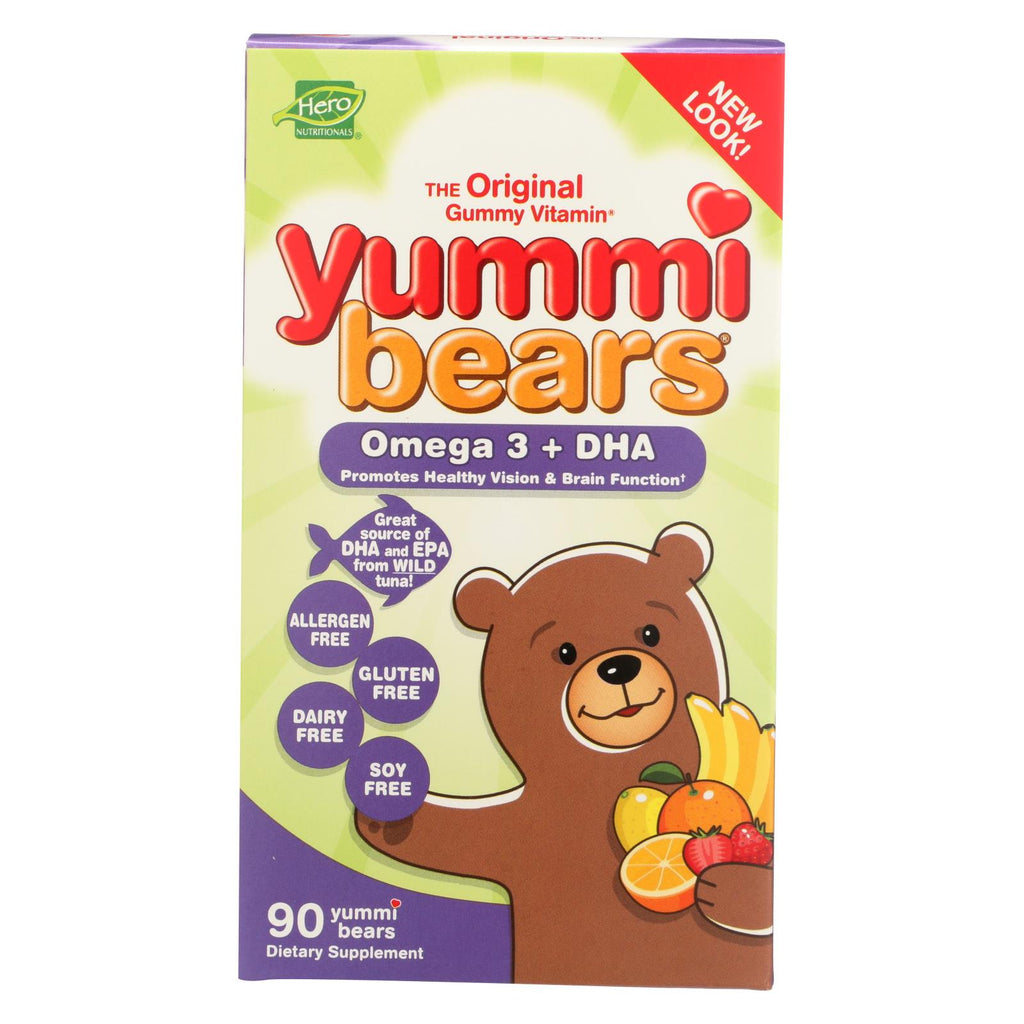 Hero Nutritionals Yummi Bears Dha - 90 Gummy Bears